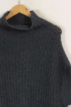 Online American Vintage Pull en maille - Taille Unique Bleu