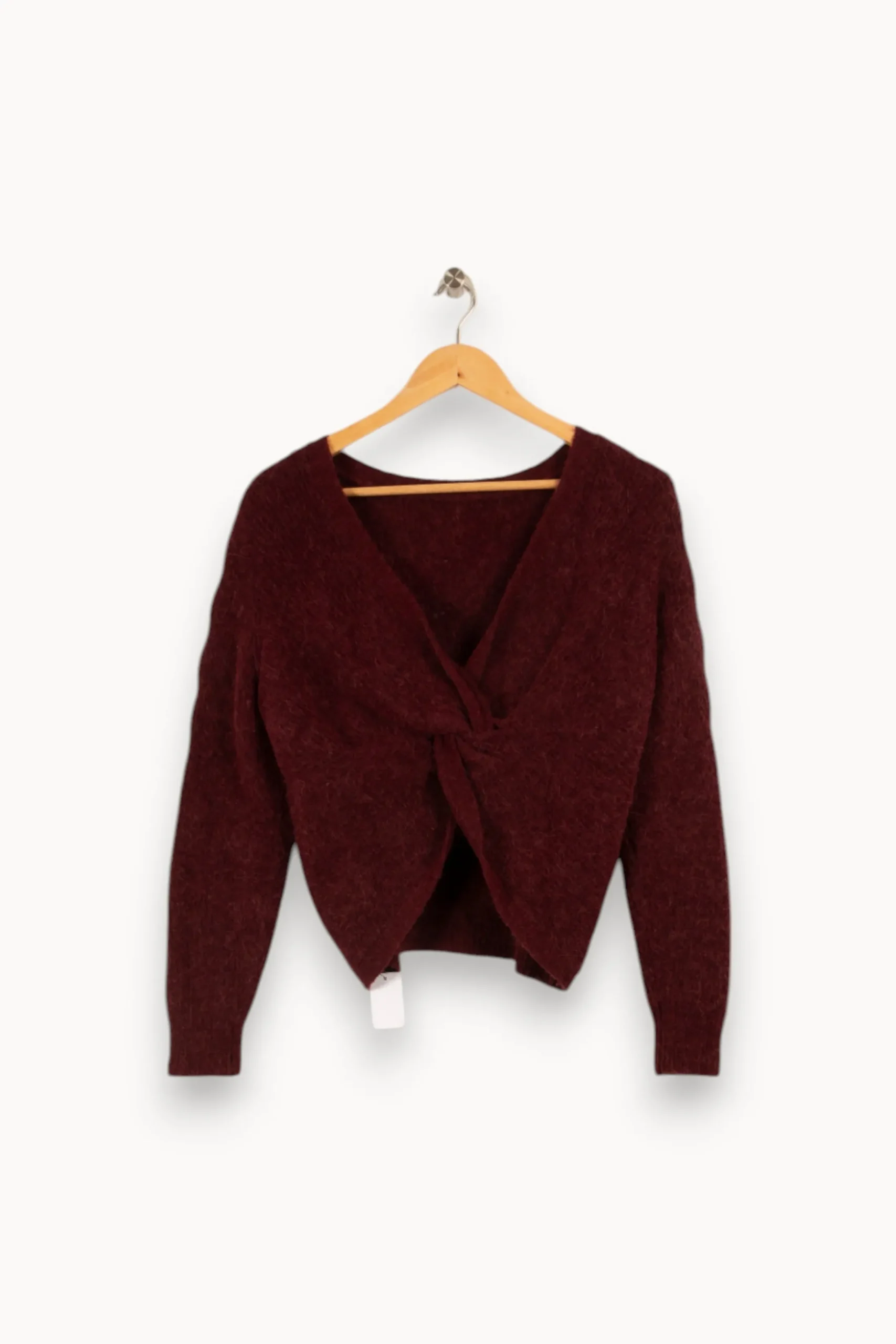 Sale IKKS Pull en maille - Taille S/36 Bordeaux