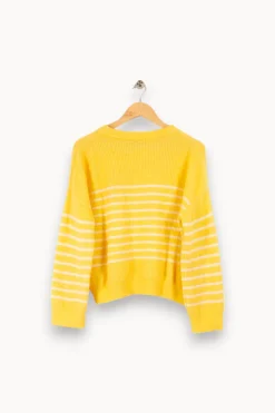 Cheap Caroll Pull en maille - Taille M/38 Jaune