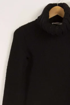 Discount Comptoir des Cotonniers Pull en maille à col roulé - Taille S/36 Noir