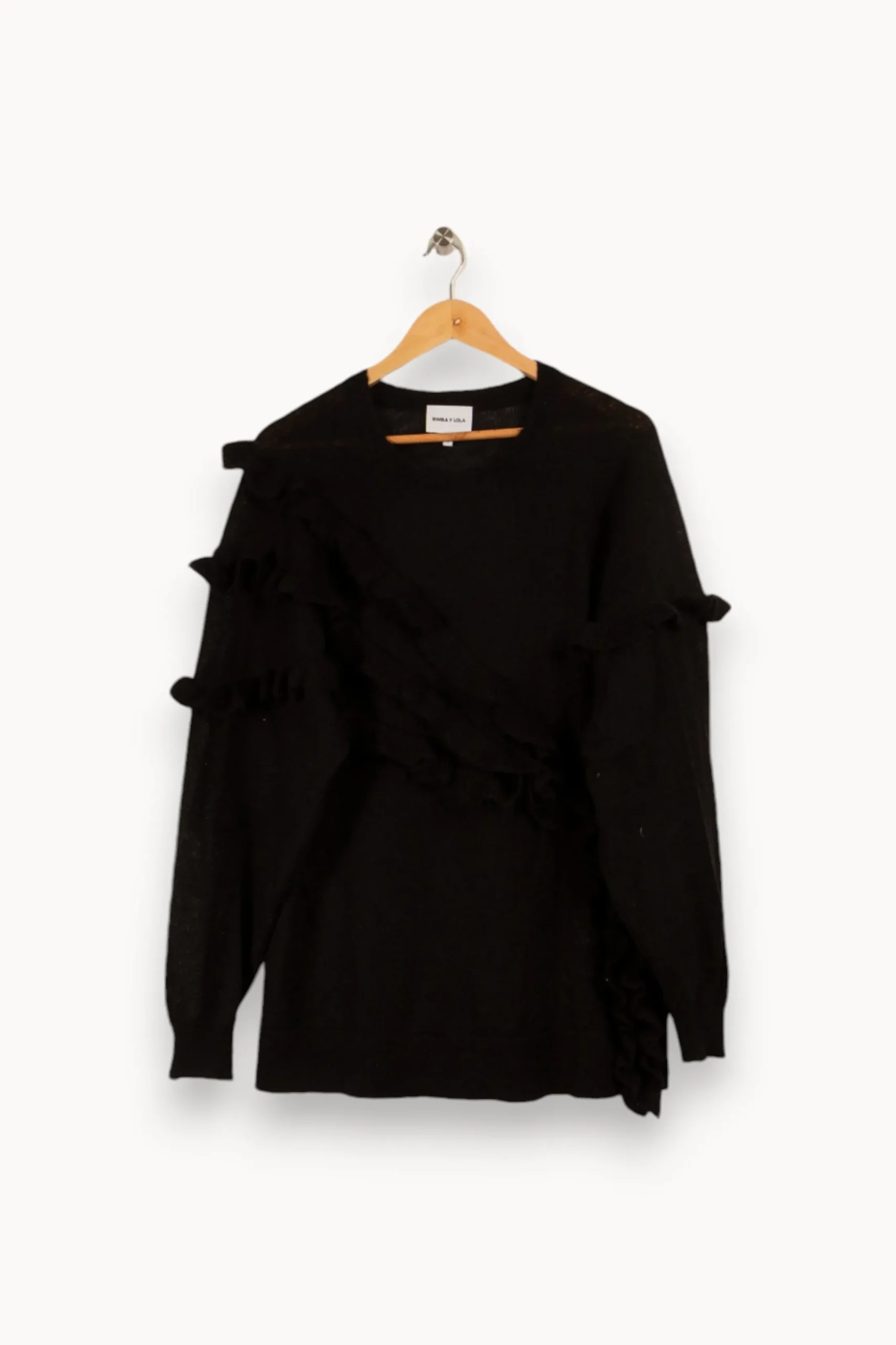 Discount Bimba y Lola Pull en maille - Taille M/38 Noir