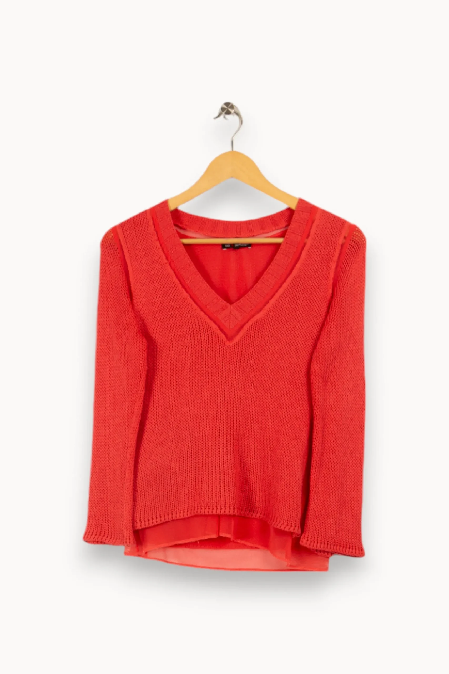 Clearance Sud express Pull en maille - Taille M/38 Rose