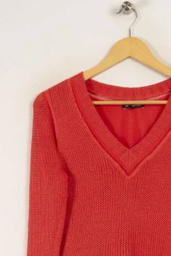 Clearance Sud express Pull en maille - Taille M/38 Rose