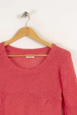 Hot Des petits hauts Pull en maille - Taille S/36 Rose