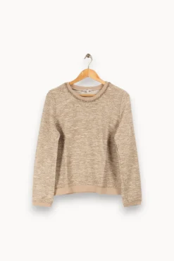 Shop Suncoo Pull gris - Taille L/40 Beige