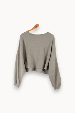 Outlet American Vintage Pull - Taille S/36 Gris