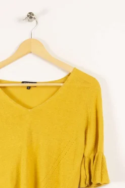 Online Caroll Pull - Taille S/36 Jaune