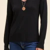 Best La Fée Maraboutée Pull maille fine - XS/34 Noir
