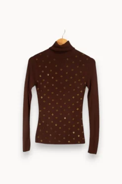 Sale Maison 123 Pull avec détails - Taille S/36 Marron