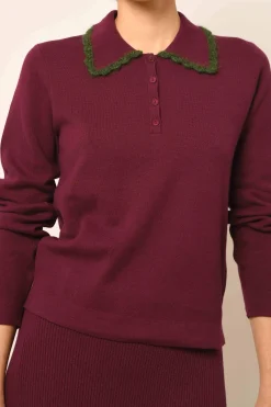 Online Ekyog Pull Montrey - Cramberry - S Rouge