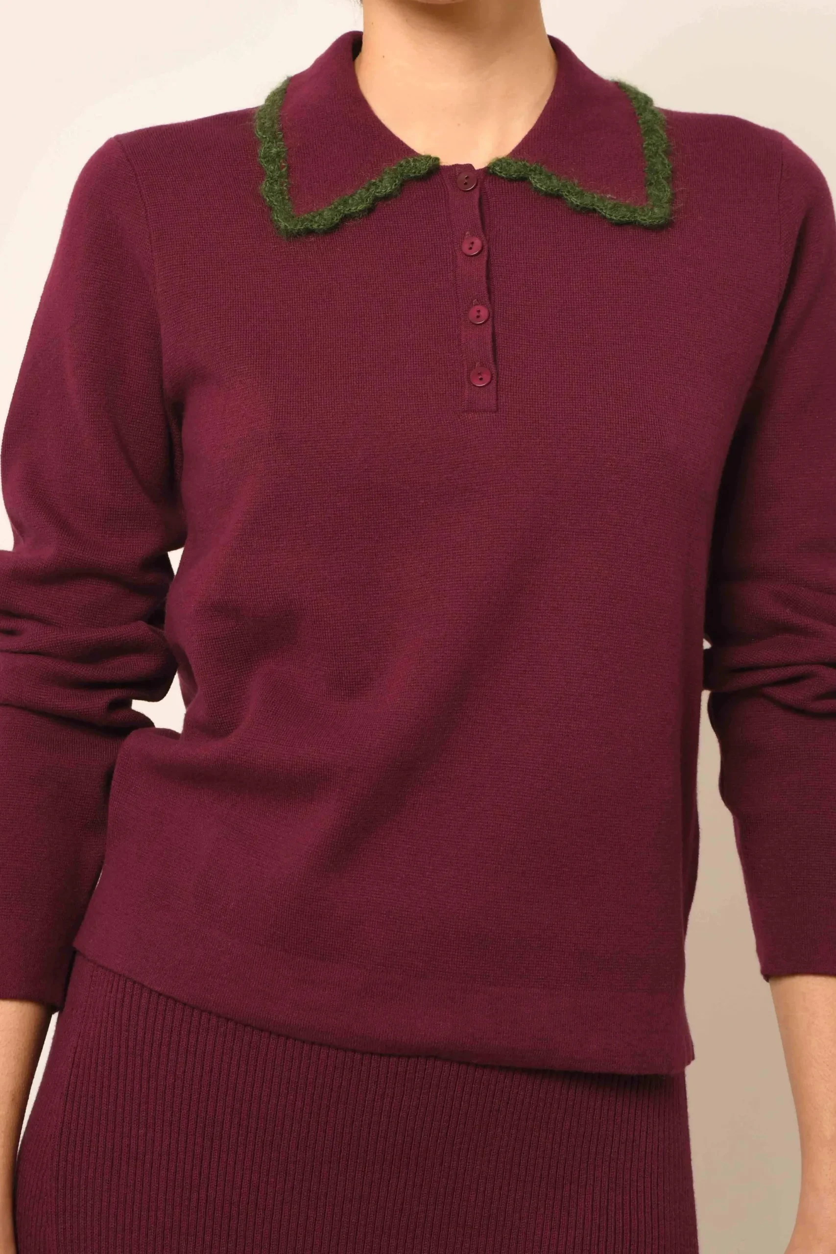 Online Ekyog Pull Montrey - Cramberry - S Rouge