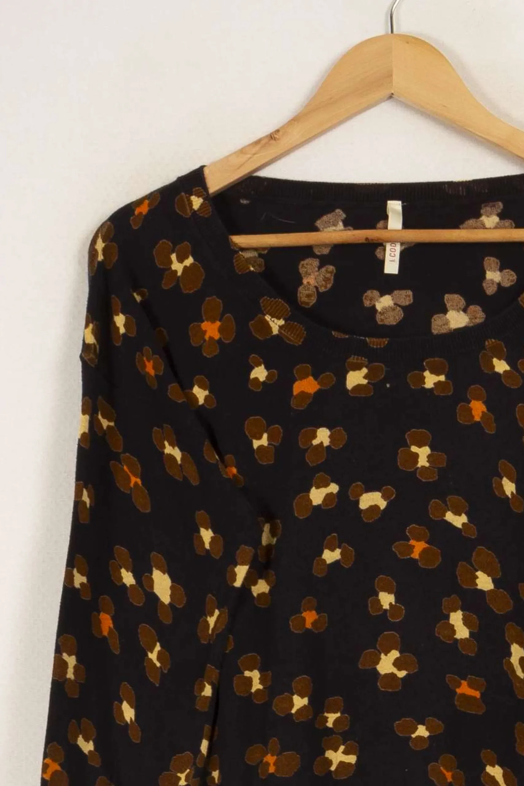 New I.Code Pull à motifs - Taille XL/42 Multicolore