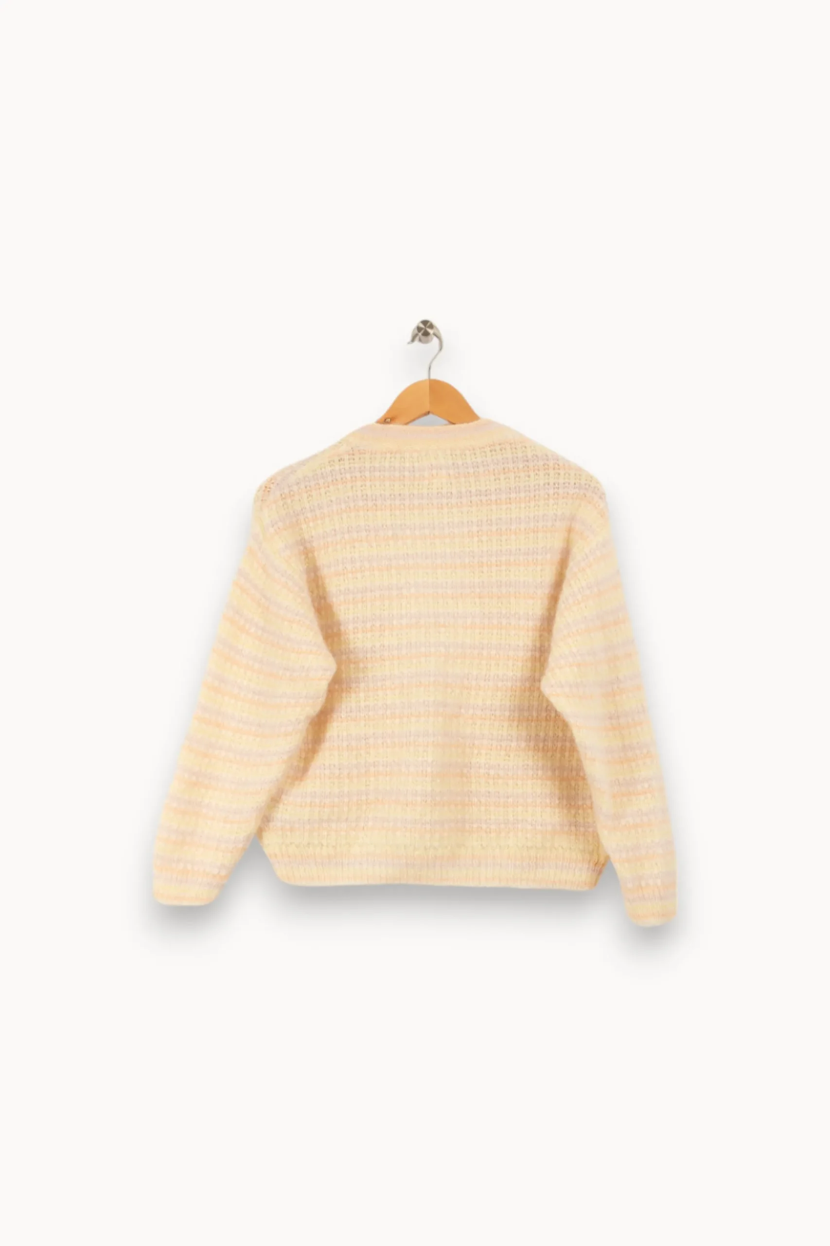 Best Sale Des petits hauts Pull multicolore - Taille XS/34 Blanc