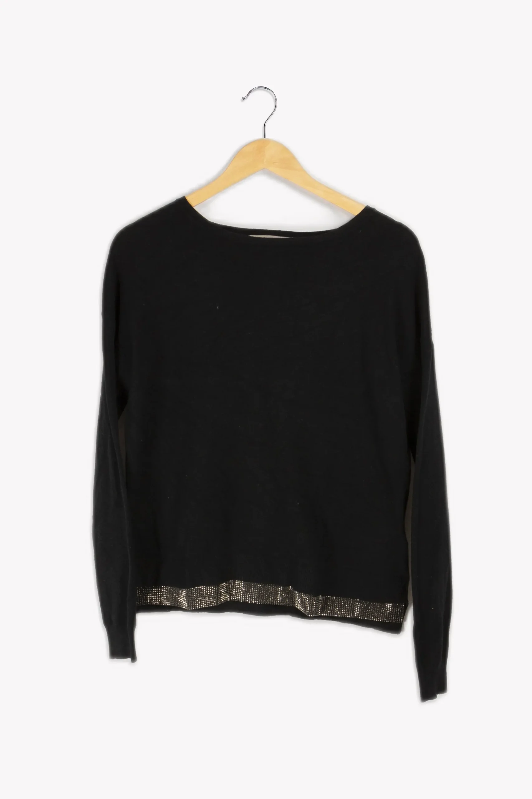 Outlet La Fée Maraboutée Pull argent - XS/34 Noir