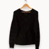 Cheap IKKS Pull avec détails - Taille XL/42 Noir