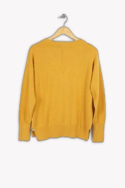 Best Sale ZAPA Pull orange basique - S/36 Jaune