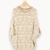 Flash Sale Maje Pull oversize /doré - Taille Unique Blanc
