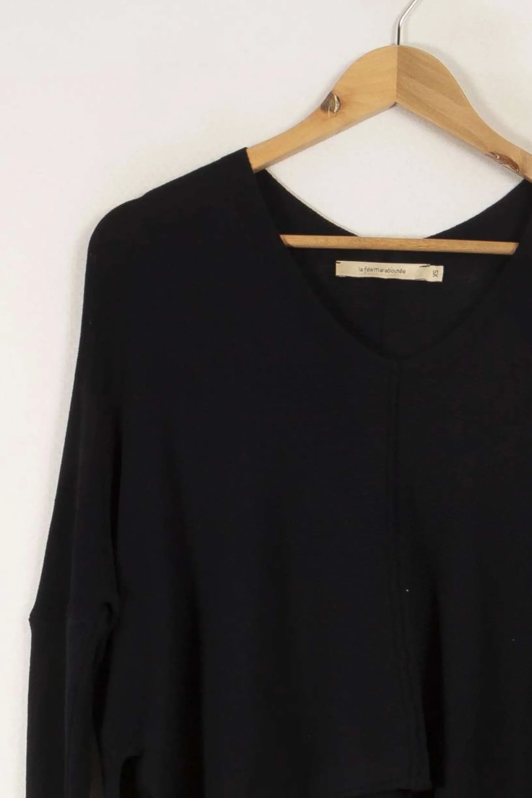 Store La Fée Maraboutée Pull oversize fluide - XS/34 Bleu