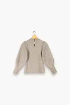 Hot Sézane Pull pailleté - S/36 Gris