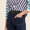 Outlet La Fée Maraboutée Pull rayé coupe ample - S/36 Marron