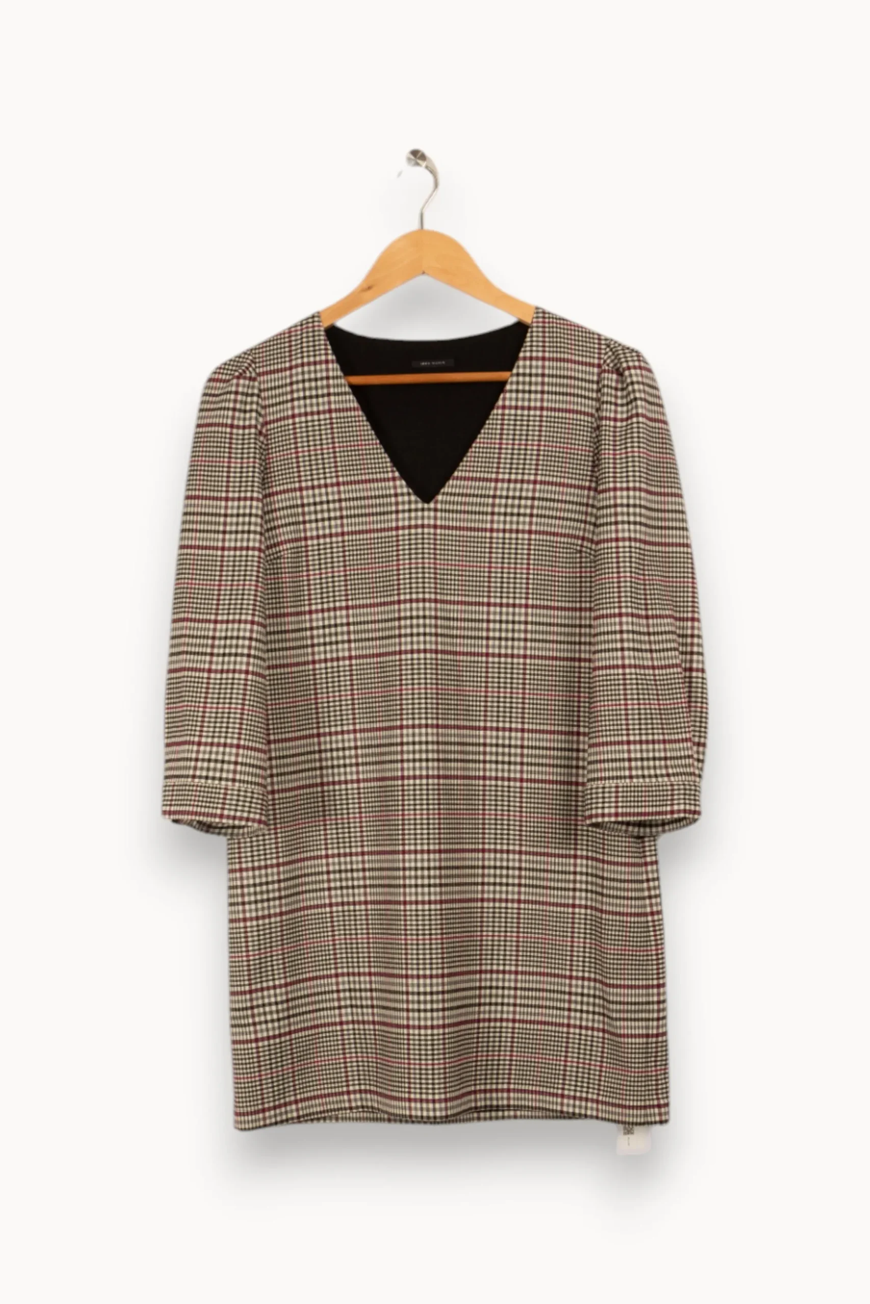 Flash Sale IKKS Robe à carreaux - Taille M/38 Gris