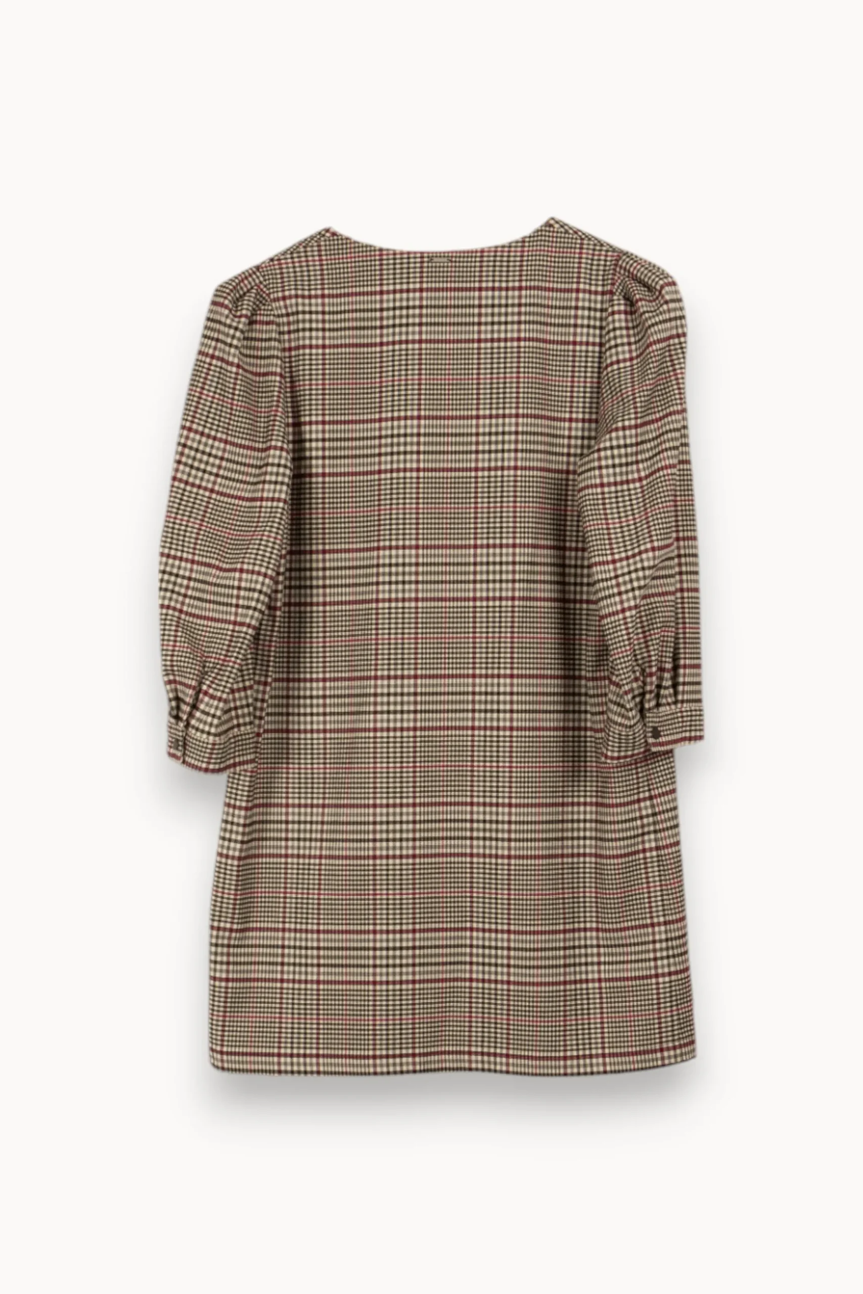 Flash Sale IKKS Robe à carreaux - Taille M/38 Gris