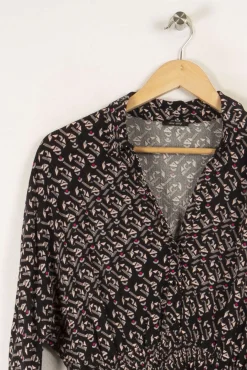Outlet One Step Robe à motifs - Taille S/36 Noir