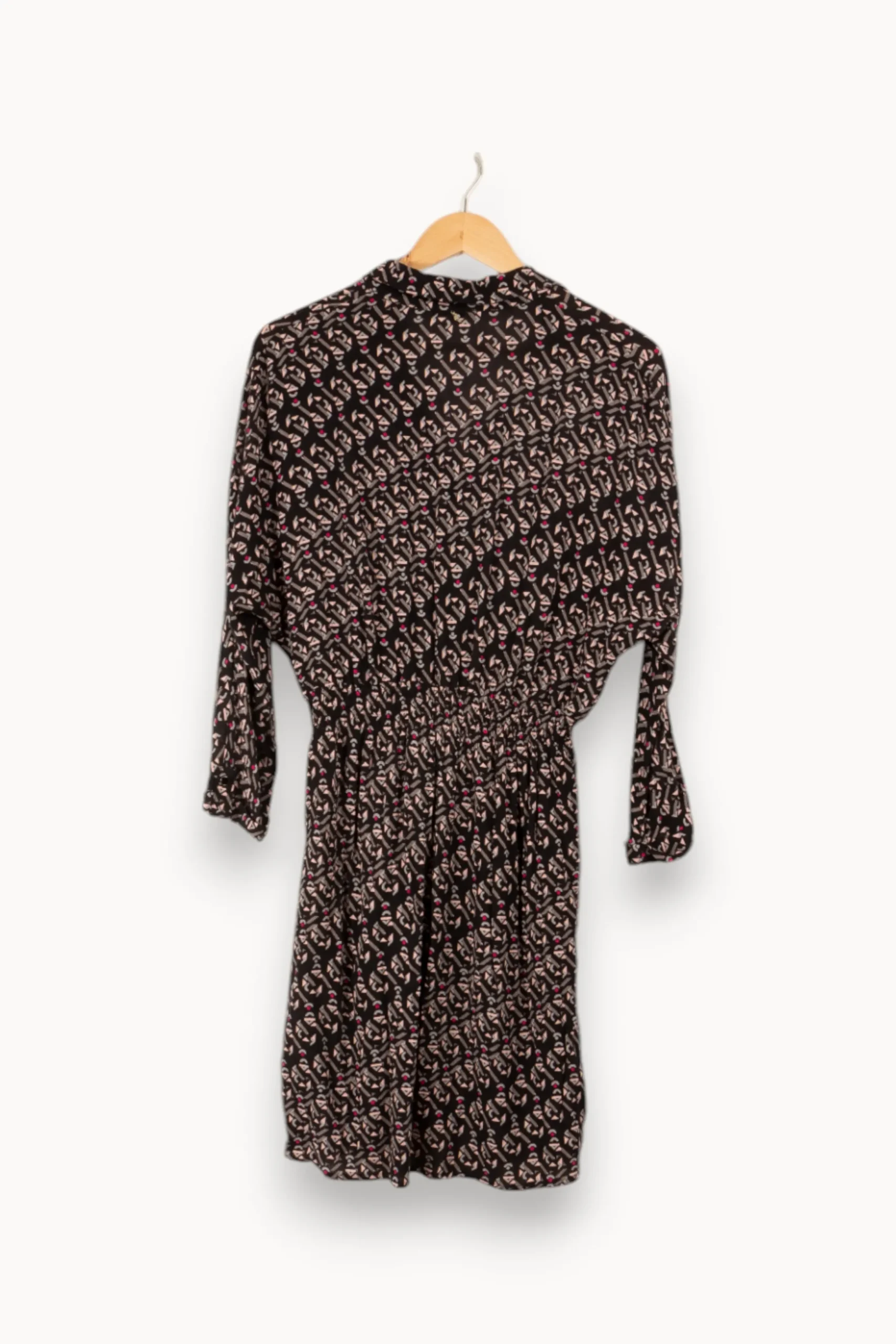 Outlet One Step Robe à motifs - Taille S/36 Noir