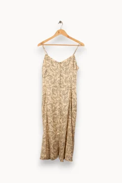 Flash Sale Comptoir des Cotonniers Robe à motifs - Taille L/40 Beige