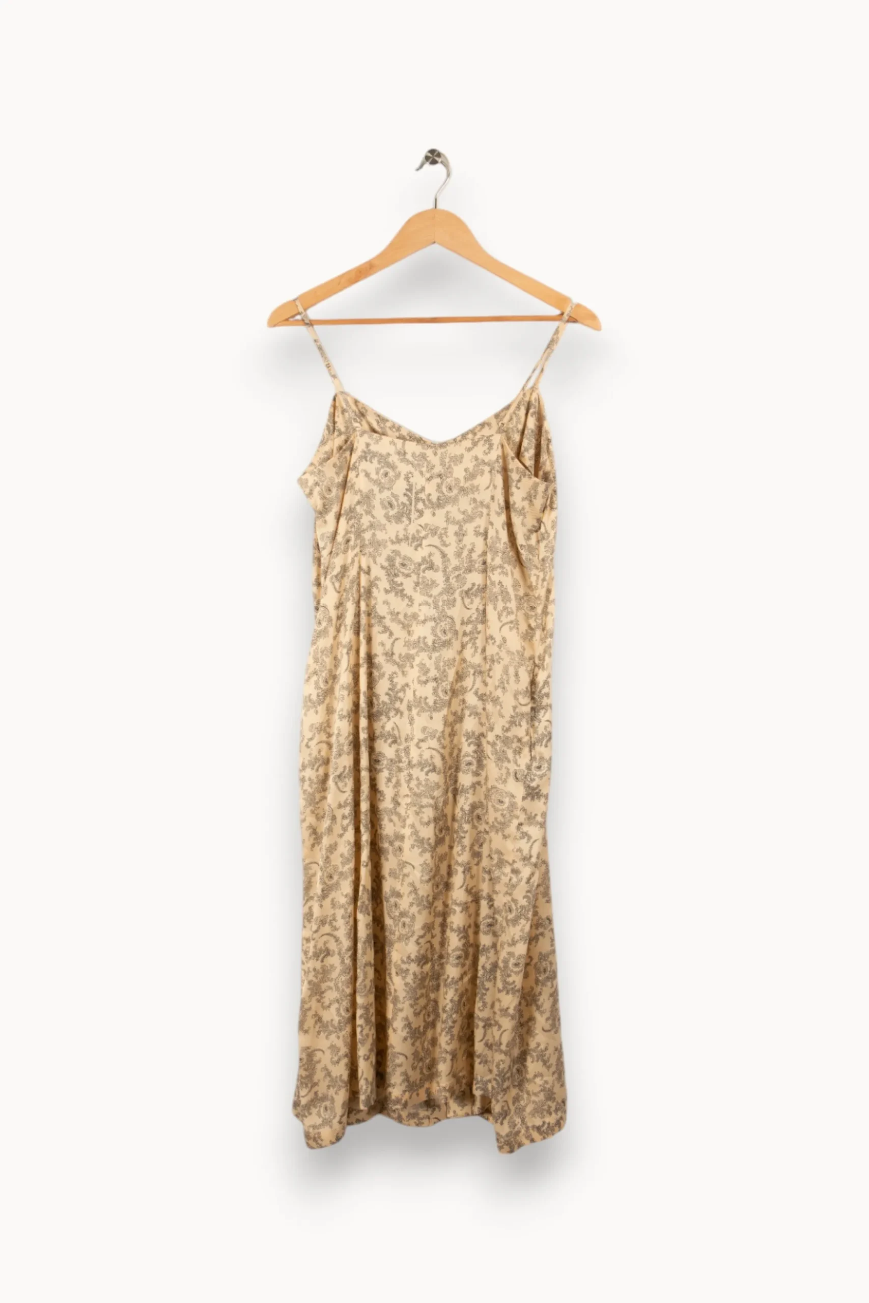 Flash Sale Comptoir des Cotonniers Robe à motifs - Taille L/40 Beige