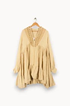 Discount Mes Demoiselles Paris Robe - Taille S/36 Beige