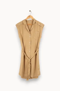 Store IKKS Robe - Taille XS/34 Beige