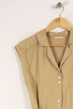 Store IKKS Robe - Taille XS/34 Beige