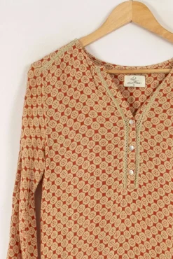 Online Stella Forest Robe beige/rouge - Taille M/38 Multicolore