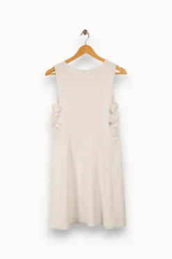 Outlet Claudie Pierlot Robe he - Taille L/40 Blanc