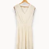 Sale Sandro Robe he - Taille S/36 Blanc