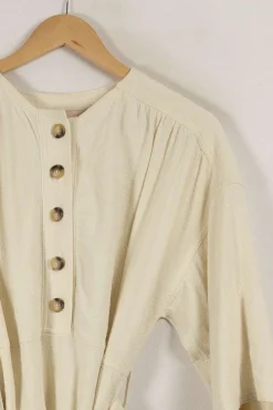 New Vanessa Bruno Robe he en lin - Taille S/36 Blanc