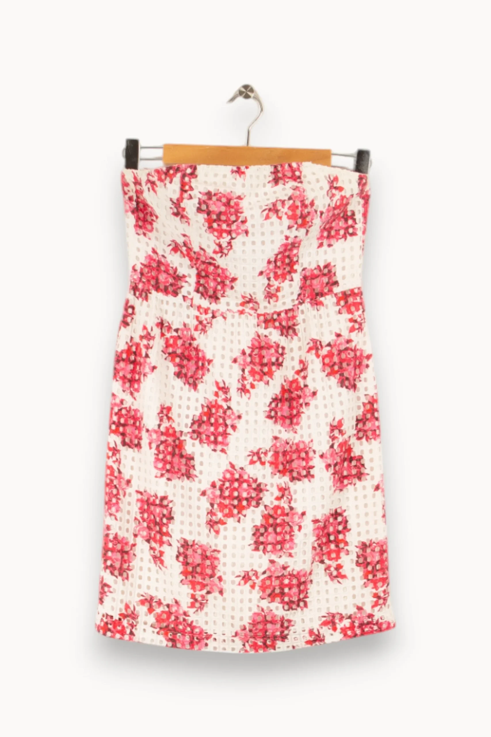 Store Comptoir des Cotonniers Robe blanche et - Taille S/36 Rose
