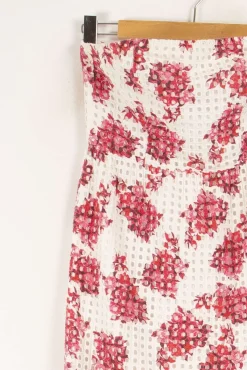 Store Comptoir des Cotonniers Robe blanche et - Taille S/36 Rose