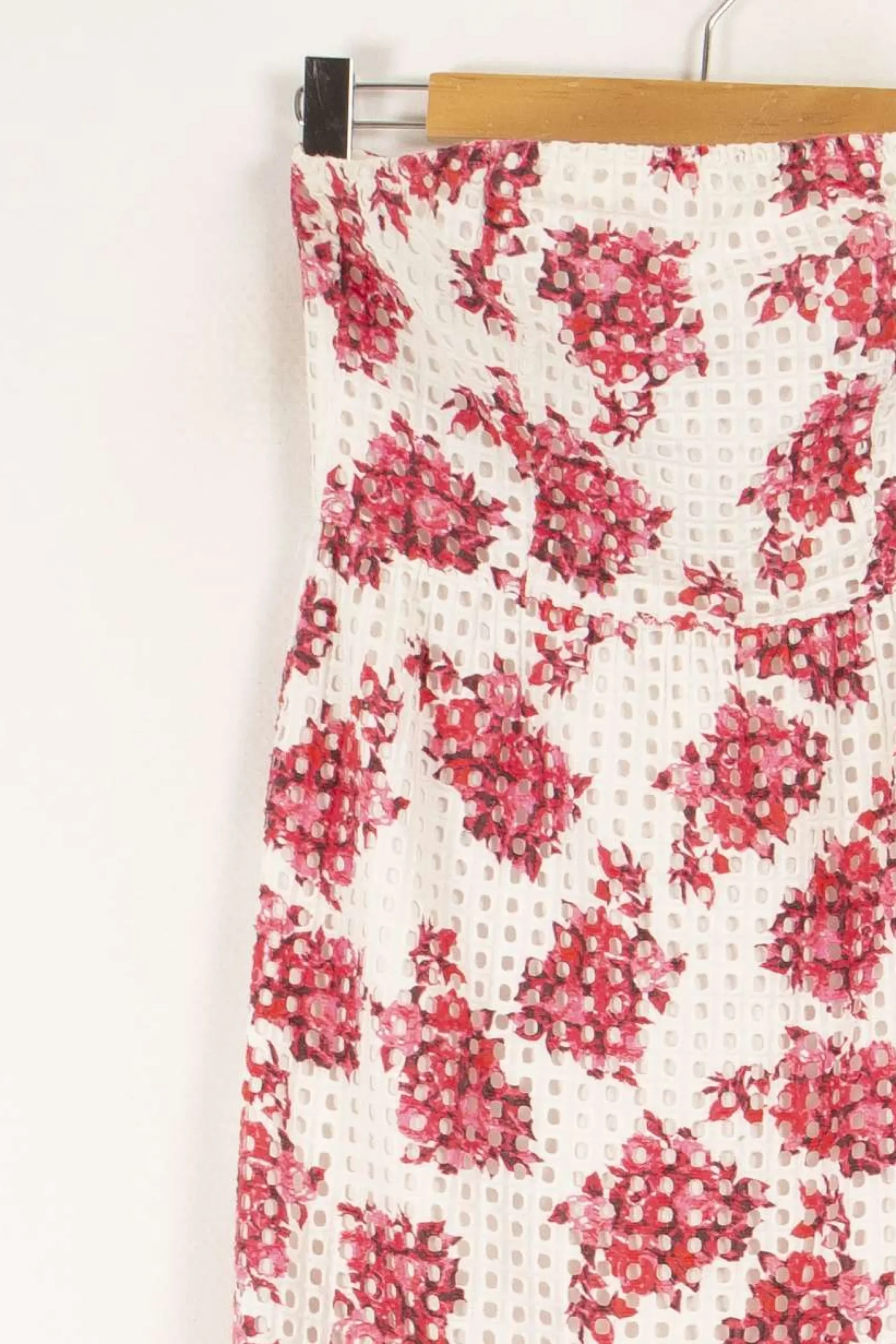 Store Comptoir des Cotonniers Robe blanche et - Taille S/36 Rose