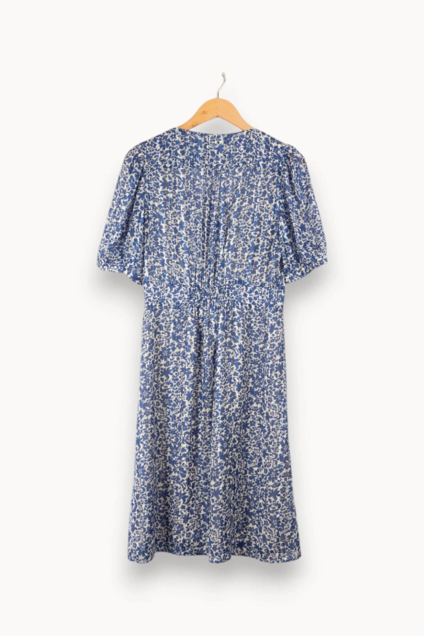 Shop Gerard Darel Robe e à motifs - Taille XXL/44 Bleu
