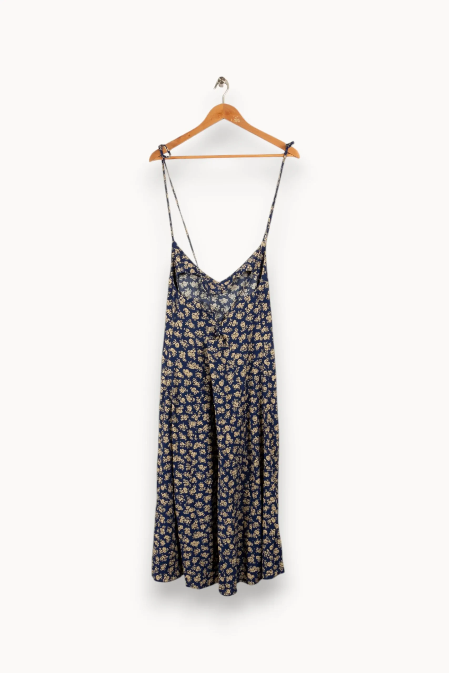 Fashion Sézane Robe e à motifs - Taille L/40 Bleu