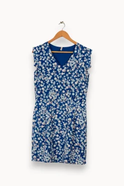 Store I.Code Robe e à motifs fleurs - Taille M/38 Bleu