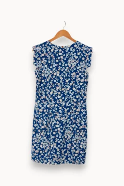 Store I.Code Robe e à motifs fleurs - Taille M/38 Bleu