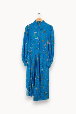 Best Sale Zadig&Voltaire Robe e à motifs floraux - Taille L/40 Bleu