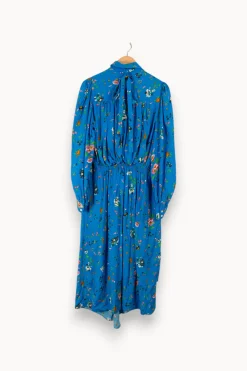 Best Sale Zadig&Voltaire Robe e à motifs floraux - Taille L/40 Bleu