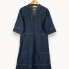 Online Vanessa Bruno Robe e - Taille L/40 Bleu