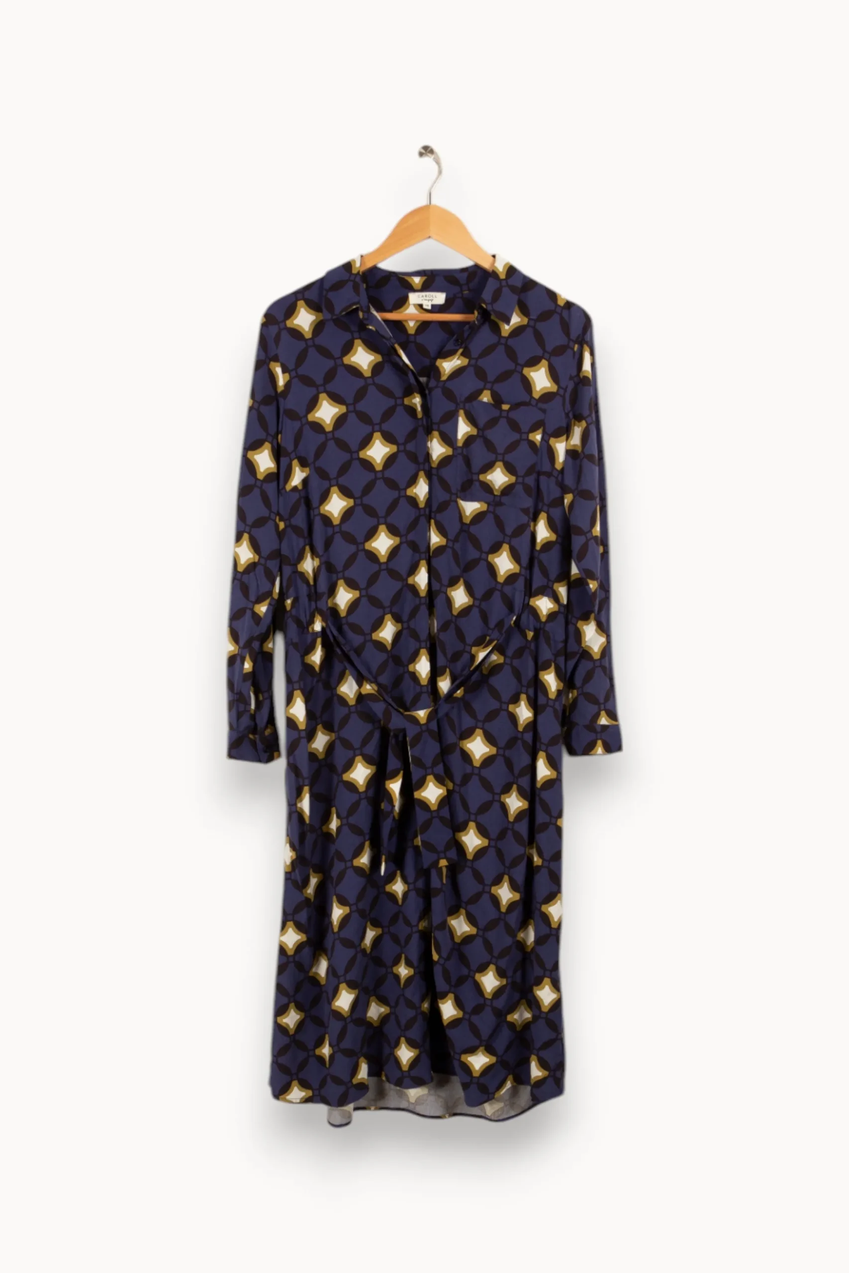 Clearance Caroll Robe e - Taille M/38 Bleu