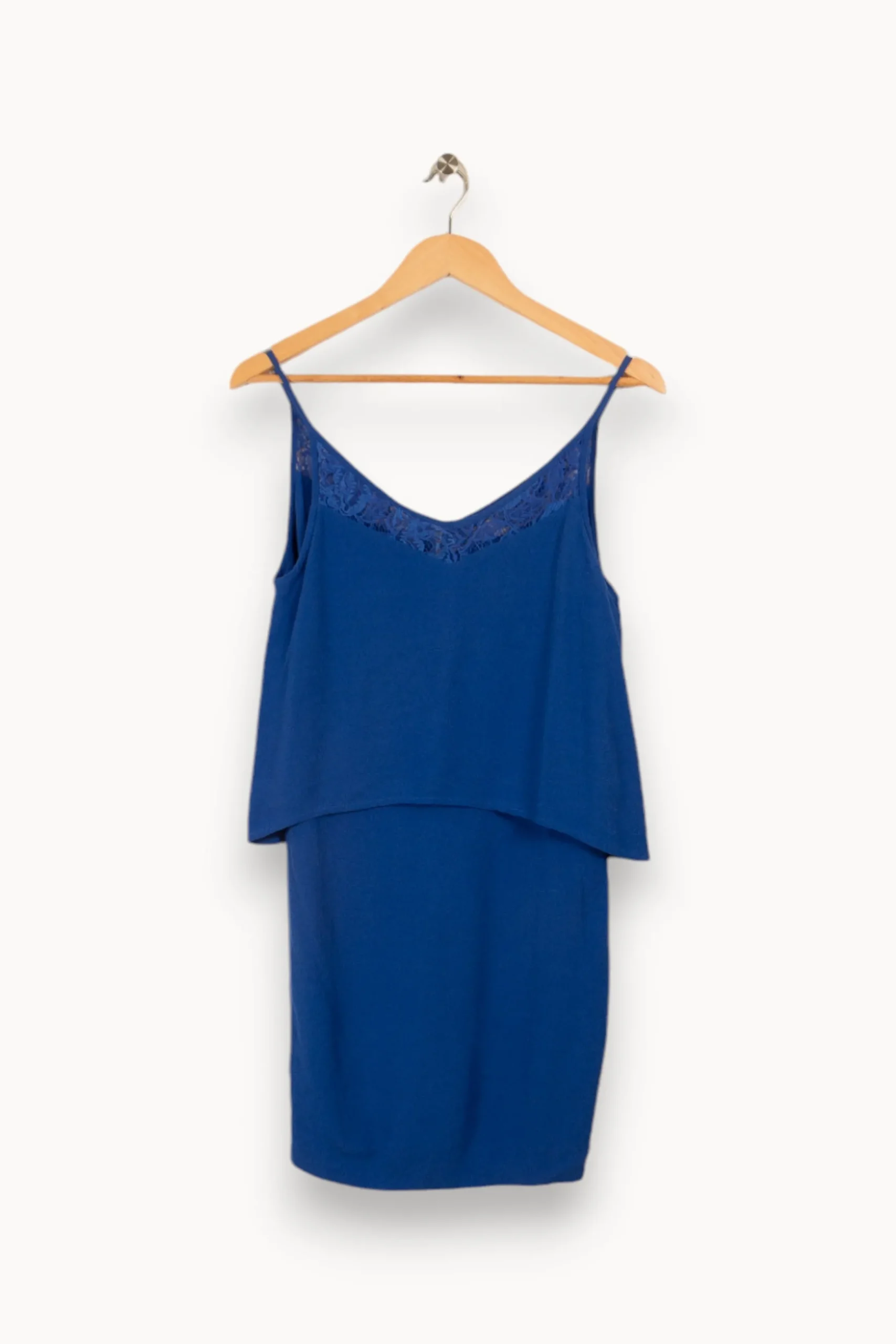Online Sandro Robe e - Taille S/36 Bleu