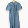 Clearance Vanessa Bruno Robe e - Taille S/36 Bleu